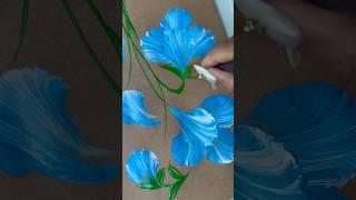 Hanging beautiful flowers Painting tutorial #art #painting #flowers #trending