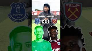 Everton vs West Ham player battle ️️