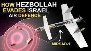 How Hezbollah Drone Evades Israel Air Defense? #israel #hezbollah