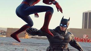 COSMIC SPIDER-MAN vs GOD GOKU v SPIDER-MAN HOMECOMING v BATMAN v SUPERMAN INJUSTICE 2 Style FIGHT