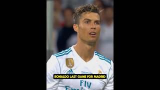 Ronaldo Last Touch For Real Madrid 