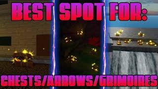 BEST SPOT FOR FINDING CHESTS AND FARMING ARROWS/GRIMOIRES | Project X