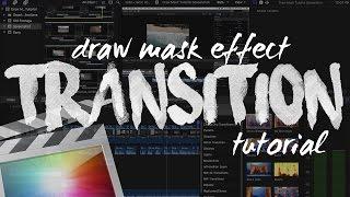 FCPX Transitions: Draw Mask Effect Tutorial