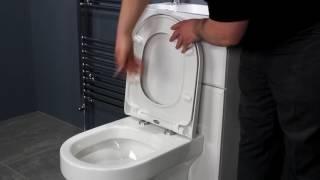 Top Fixing Soft Close Toilet Seat | D Shape