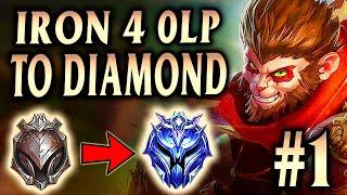 Wukong Top & Jungle! IRON 4 0LP to Diamond Episode #1! - League of Legends Season 11