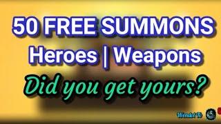 |GT| My Free Summon x10 for 5 Days in a Row Gift Code -Guardian tales. | Heroes & Weapons |