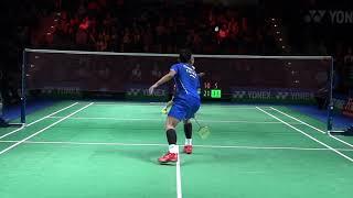 Chen Long Footwork MASTERCLASS vs Nishimoto: CLOSE-UP! 