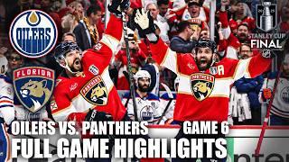 Stanley Cup Final Game 6: Florida Panthers vs. Edmonton Oilers | Full Game Highlights | ESPN NHL