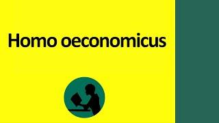 Homo oeconomicus