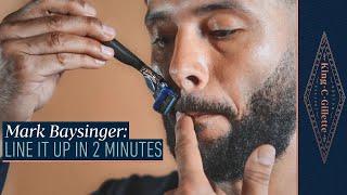 How to Get Sharp Beard Lines (feat. Mark Baysinger) | Gillette Barber Council