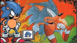 Original Fleetway Extra Life Sonic Revival (With V.S Extra Life Sonic)