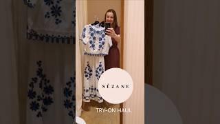 Sezane Summer dresses try-on haul #sezane