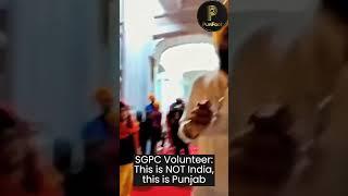 A Girl was denied entry into Harimandir Sahib, Amritsar as she had indian flag painted on her face