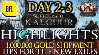 Path of Exile 3.25: SETTLERS DAY #02-03 1.000.000 GOLD SHIPMENT, TIPS FOR NEW EXILES and more...