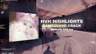 gamesense crack hvh highlights (csgo) | best cfg for GS | best private lua