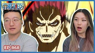 CONQUEROR'S HAKI! HONORABLE KATAKURI! | One Piece Episode 868 Couples Reaction & Discussion