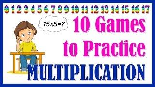 Distance Learning - 10 MULTIPLICATION GAMES