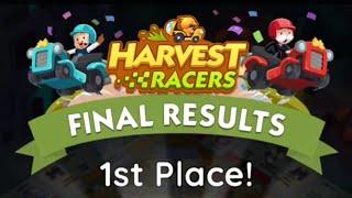 Harvest Racers Final Race Result Monopoly Go #monopolygo #harvest #racers #race #final #result