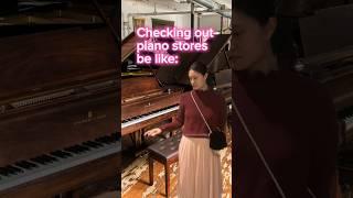 Checking out piano stores be like:  #piano #classicalmusic #funny #pianomemes