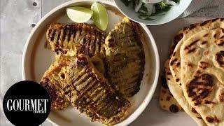 Spiced lamb with coconut, mint and lime sambal | Gourmet Traveller