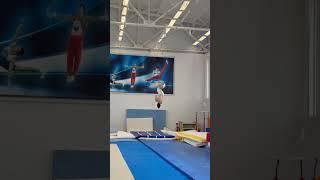 Arseniy Dukhno (RUS) Tumbling Double Back Tucked with 1260 twist training