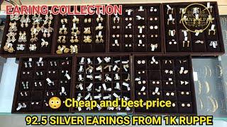 Cheap earings | 92.5 Silver Earrings and Jhumka collection | by Sankalpa Silver Jewellery