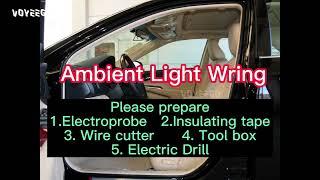 Car Interior Ambient lighting Installation | Dashboard | Door Handle | Storage Box