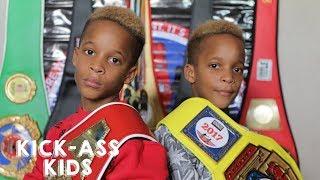 9-Year-Old Twins Are Boxing Champions | KICK-ASS KIDS