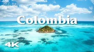 Colombia in 4K - Beautiful South American Scenery from above with Calm Music