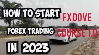 HOW TO START #FOREX  TRADING IN 2023.      FX DOVE VIP COURSE 1.0 GOING AWAY FOR FREE