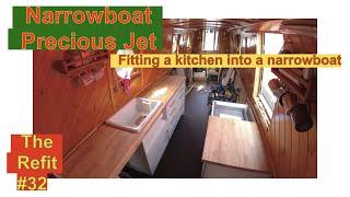 The Refit #32  Fitting a kitchen into a narrowboat #narrowboatrefit