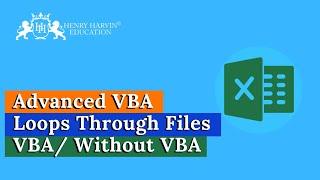 Loops Through Files Without VBA Best Advanced Excel Tutorial for Beginners @Henry Harvin Data Science