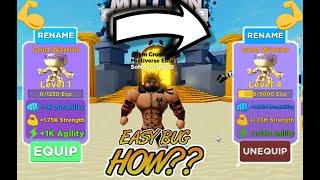 Muscle Legends - How to Make The OG Gold Warrior Pet 1Million Strength (Pet Glitch)