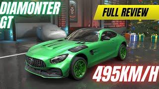 Drive DIAMONTER GT with 1002 Hp || top speed 475 km/h ( level 35) || Drive zone: simulator game 3d