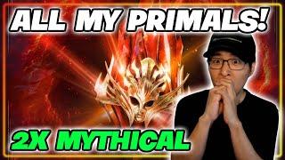 SICK RATES ON MY FIRST EVER 2X MYTHICAL SUMMONS?!? | RAID Shadow Legends