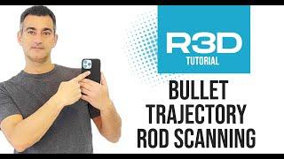 TUTORIAL: Bullet Trajectory Rod Scanning With R3D | 3D Scanning | Forensics Investigation | CSI