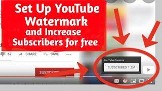 ADD YOUTUBE WATERMARK OR BRANDING ON YOUTUBE VIDEOS FOR FREE / INCREASE YOUR SUBSCRIBERS IN HINDI /