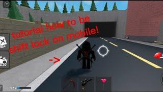 (Roblox kat) Tutorial how to be shift locked on mobile!