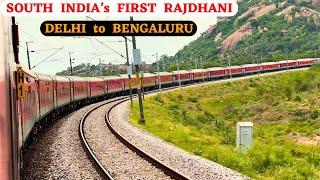 * South India’s First Rajdhani * 22692 Bengaluru Rajdhani Express Full Journey in Luxurious First AC