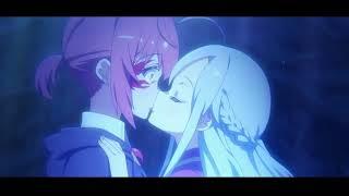 Yuri anime kiss Part 2