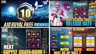  Bgmi New A10 Royal Pass | Next Classic & Premium Crate Bgmi | Uc Up Event Bgmi Date | Next Supply