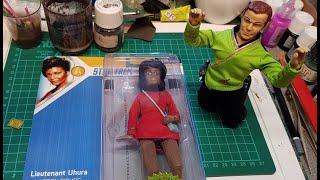 Mego Star Trek Uhura Figure Review and Captain Kirk Repaint