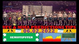 UFC Picks Today (06.02.2022)|UFC Fight Night Picks|UFC Betting Tips|UFC Predictions Today