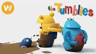 Tumblies - Discovering the world with cartoons: Dust bin, Mud and Hide and seek | Ep. 7