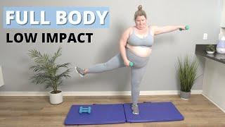 Plus Size Beginners Full Body : No Jumping/ Low Impact/ All Standing Home Workout