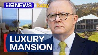 PM defends decision to buy luxury mansion in the middle of housing crisis | 9 News Australia