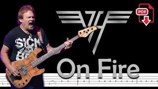 Van Halen - On Fire (Bass Tabs | Notation) @ChamisBass  #vanhalen #vanhalenbasstabs