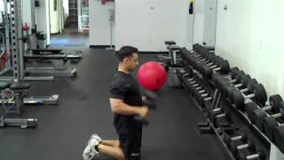 Kneeling Curl and press