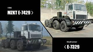 Spintires & Mudrunner Trucks VS Real Life Trucks | All 50+ Vehicles