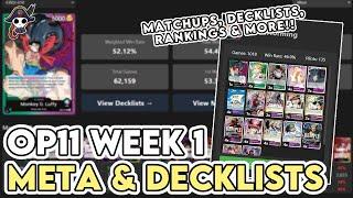 The Starter Decks Have Officially Shaken The Meta Up!! | OP11 WEEK 1 META & DECKLISTS